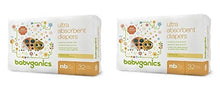 Load image into Gallery viewer, Babyganics Ultra Absorbent Baby Diapers, Newborn 32 Count (2 Pack)