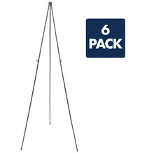 Load image into Gallery viewer, Quartet Easel, Instant Easel Stand, 63", Tripod Base, 6-Pack (S29E)