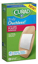 Load image into Gallery viewer, Curad Truly Ouchless Plastic Bandages, X-Large (3 Pack)