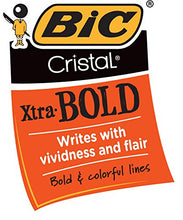 Load image into Gallery viewer, BIC Cristal Xtra Bold Ballpoint Pen, Bold Point (1.6mm), Black, 24-Count