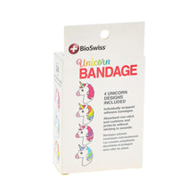 Load image into Gallery viewer, BioSwiss Novelty Bandages Self-Adhesive Funny First Aid, Novelty Gag Gift (24pc) (Unicorn)