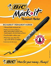 Load image into Gallery viewer, BIC Marking Permanent Marker, Fine Point, Black, 5-Count
