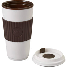 Load image into Gallery viewer, Copco Go 16 oz. BPA Free Plastic Travel Tumbler with Slide Open Spillproof Lid, 16 ounces, Brown