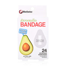 Load image into Gallery viewer, BioSwiss Novelty Bandages Self-Adhesive Funny First Aid, Novelty Gag Gift 24PCS (Avocado)