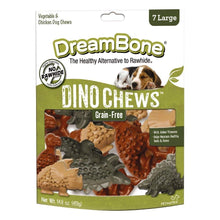 Load image into Gallery viewer, DreamBone Large DinoChews 7 Count, Rawhide-Free Dinosaur-Shape Treats For Dogs