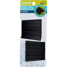 Load image into Gallery viewer, Conair Curve Bby Pins Blc Size 60ct Conair Curve Bobby Pins Black 60ct