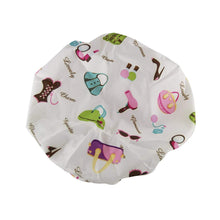 Load image into Gallery viewer, Betty Dain Fashionista Collection Mold Resistant Lined Shower Cap, Waterproof Exterior, PEVA Lining, Mold and Mildew Resistant, Oversized Design for All Hair Lengths, Elasticized Hem, Diva