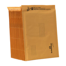 Load image into Gallery viewer, Duck Brand Kraft Bubble Mailers, #2 - 8.5 x 11 Inches, 25-Pack (394492)