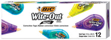 Load image into Gallery viewer, BIC Wite-Out Brand Mini Correction Tape, White, 12-Count