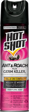 Load image into Gallery viewer, Hot Shot Ant &amp; Roach Plus Germ Killer, Fresh Floral Scent Aerosol, 17.5-Ounce, 6-Pack
