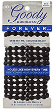 Load image into Gallery viewer, GOODY Ouchless Hair Forever Women's Braided Elastics, Black, 1 Count