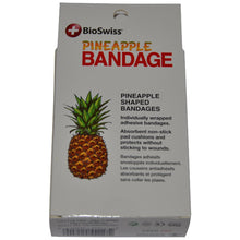 Load image into Gallery viewer, BioSwiss Novelty Bandages Self-Adhesive Funny First Aid, Novelty Gag Gift (2 boxes of 24 bandages) (Pineapple)