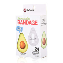 Load image into Gallery viewer, BioSwiss Novelty Bandages Self-Adhesive Funny First Aid, Novelty Gag Gift 24PCS (Avocado)