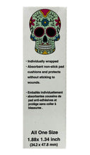Load image into Gallery viewer, BioSwiss Novelty Bandages Self-Adhesive Funny First Aid, Novelty Gag Gift (2 Boxes of 24 Bandages) (Sugar Skull)
