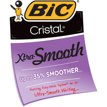 Load image into Gallery viewer, Bic Cristal Xtra-Smooth Ball Pen - 10 plus 2 Bonus Pack (12 count) - Red Medium Point Ballpoint Pen