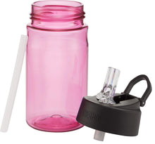 Load image into Gallery viewer, Thermos Hydration Water Bottle with Straw, Pink, 355 ml