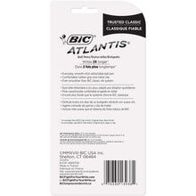 Load image into Gallery viewer, BIC Atlantis Original Retractable Ball Pen, Medium Point (1.0mm), Black, 4-Count