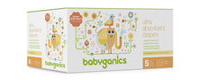 Load image into Gallery viewer, Babyganics Ultra Absorbent Diapers, Size 5, 88 Count