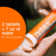 Load image into Gallery viewer, Hydralyte - Effervescent Electrolyte Tablets for On-The-Go Clinical Hydration, Orange, 20 Count - Effervescent Tablets Add to Water to Make an Oral Rehydration Solution