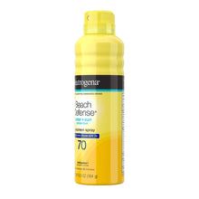 Load image into Gallery viewer, Neutrogena Beach Defense Spray Sunscreen with Broad Spectrum SPF 70, Fast Absorbing Sunscreen Body Spray Mist, Water-Resistant &amp; Oil-Free UVA/UVB Sun Protection, 6.5 oz