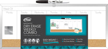 Load image into Gallery viewer, The Board Dudes 7.5" x 18" Combo Dry Erase Weekly Planner and Cork Board (DDY04)