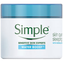 Load image into Gallery viewer, Simple Water Boost Skin Quench, Sleeping Cream, 1.7 oz