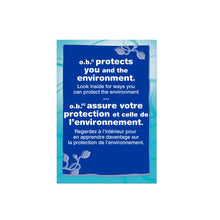 Load image into Gallery viewer, o.b. Applicator Free Digital Tampons, Regular – 40 Count