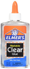 Load image into Gallery viewer, Elmer's E305 Washable School Glue, 5 oz Bottle, 2 Pack, Clear