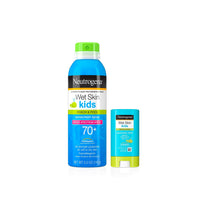 Load image into Gallery viewer, Neutrogena Wet Skin Kids Sunscreen Spray Mist, Water-Resistant and Oil-Free, Broad Spectrum SPF 70+ UVA/UVB Protection, Hypoallergenic, PABA-Free Non-Comedogenic, 5 oz