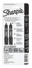 Load image into Gallery viewer, Sharpie PRO Permanent Marker, Medium, Chisel Tip, Black, 2-Count (2018330)