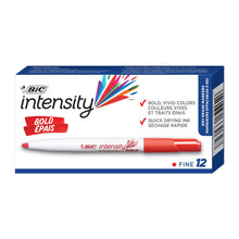 Load image into Gallery viewer, BIC Intensity Bold Dry Erase Marker, Fine Point, Red, 12-Count, Packaging May Vary