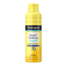 Load image into Gallery viewer, Neutrogena Beach Defense Spray Sunscreen with Broad Spectrum SPF 70, Fast Absorbing Sunscreen Body Spray Mist, Water-Resistant &amp; Oil-Free UVA/UVB Sun Protection, 6.5 oz