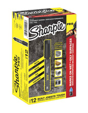 Load image into Gallery viewer, Sharpie Pro Permanent Marker, Fine Point, Black, 12-Count Marker (2017818)