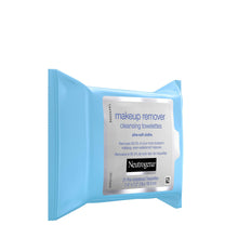 Load image into Gallery viewer, Neutrogena Makeup Remover Cleansing Facial Towelettes, Daily Gentle Face Wipes to Remove Oil, Dirt, &amp; 99.3% of Makeup, Safe for Sensitive Eyes, Alcohol Free Wipes in Resealable Pack, 21 ct (Pack of 3)