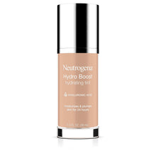 Load image into Gallery viewer, Neutrogena Hydro Boost Hydrating Tint with Hyaluronic Acid, Lightweight Water Gel Formula, Moisturizing, Oil-Free &amp; Non-Comedogenic Liquid Foundation Makeup, 30 Buff Color, 1.0 fl. oz