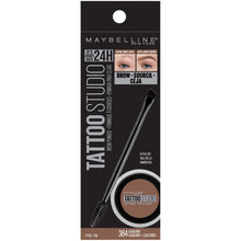 Load image into Gallery viewer, Maybelline New York Tattoostudio Brow Pomade Long Lasting, Buildable, Eyebrow Makeup, Auburn, 0.106 Ounce