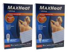 Load image into Gallery viewer, SoftHeat MaxHeat Washable Heating Pad 12" x 24" X-Large Size Pad (2 Pack)
