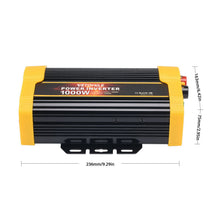 Load image into Gallery viewer, VETOMILE 1000W Power Inverter DC 12V to 110V AC Car Inverter with 2.1A Dual USB Car Adapter