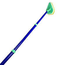 Load image into Gallery viewer, Clean Reach Deluxe Power Scrubber Bathtub Cleaner and Kitchen Brush with Metal Handle, Blue, Yellow, Green