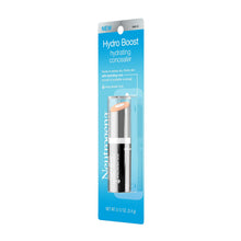Load image into Gallery viewer, Neutrogena Hydro Boost Hydrating Concealer Stick for Dry Skin, Oil-Free, Lightweight, Non-Greasy and Non-Comedogenic Cover-Up Makeup with Hyaluronic Acid, 10 Fair, 0.12 Oz