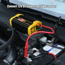 Load image into Gallery viewer, VETOMILE 1000W Power Inverter DC 12V to 110V AC Car Inverter with 2.1A Dual USB Car Adapter
