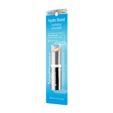 Load image into Gallery viewer, Neutrogena Hydro Boost Hydrating Concealer Stick for Dry Skin, Oil-Free, Lightweight, Non-Greasy and Non-Comedogenic Cover-Up Makeup with Hyaluronic Acid, 20 Light, 0.12 Oz