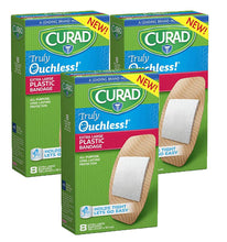 Load image into Gallery viewer, Curad Truly Ouchless Plastic Bandages, X-Large (3 Pack)