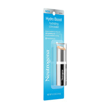 Load image into Gallery viewer, Neutrogena Hydro Boost Hydrating Concealer Stick for Dry Skin, Oil-Free, Lightweight, Non-Greasy and Non-Comedogenic Cover-Up Makeup with Hyaluronic Acid, 20 Light, 0.12 Oz