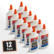 Load image into Gallery viewer, Elmers Liquid School Glue, Slime Glue &amp; Craft Glue | Washable, 4 Ounces Each, 12 Count, Great for Making Slime