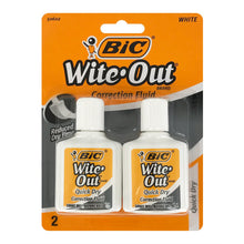 Load image into Gallery viewer, Bic Wite-Out Quick Dry Correction Fluid, 20ml Bottle, White (6 Count)