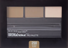 Load image into Gallery viewer, Maybelline Brow Drama Pro Eyebrow Palette, Blonde, 0.1 oz.