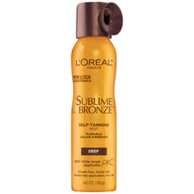 Load image into Gallery viewer, L'Oreal Paris Skincare Sublime Bronze Self Tanning Mist, Deep to Natural Spray tan, 4.6 oz.