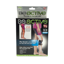 Load image into Gallery viewer, Be-ACTIVE Braces Beactive Acupressure for Sciatica Pain As Seen on TV- Set of 2 Braces, Black/Blue