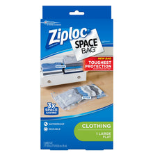 Load image into Gallery viewer, Ziploc Space Straight Pack Large Storage Bag